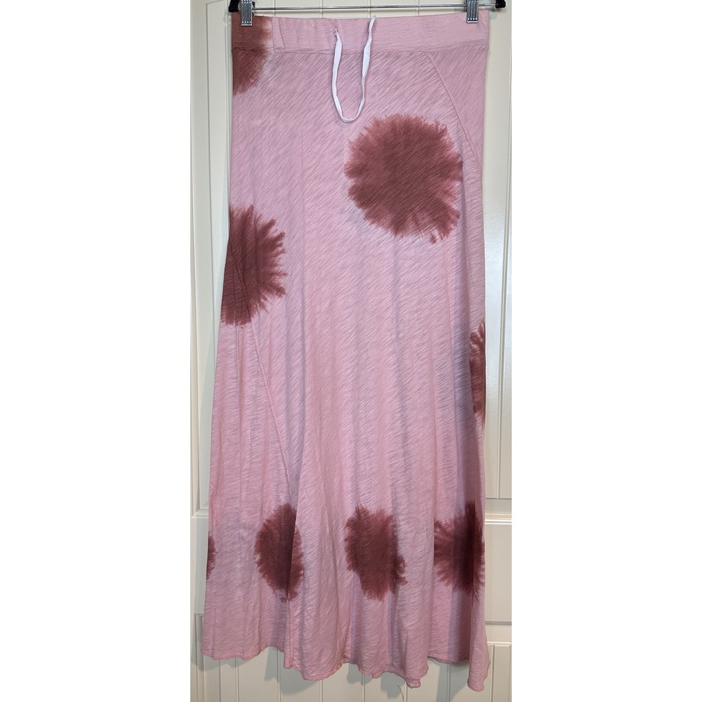 New Olivaceous Maxi Skirt Sz L knit pull on Elastic Waist lightweight Boho beach